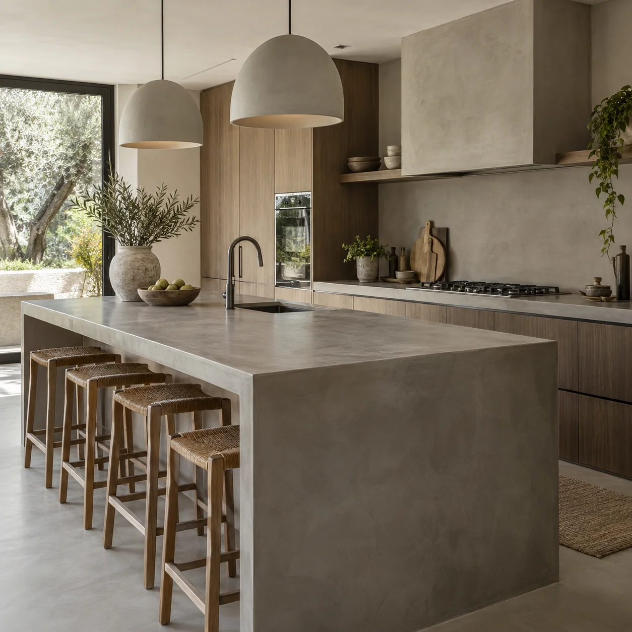 Microcement services in Karachi — seamless microcement wall and floor finish by LimeTex Global